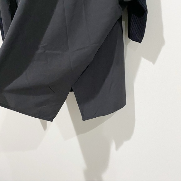 ATHLETA Black Insights Mock Neck Top Oversized Neutral Minimalist Modern Size XS - Picture 4 of 10